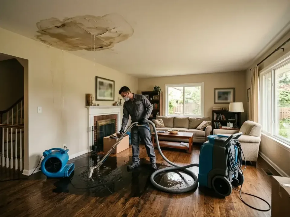 attic-pipe-burst-ceiling-drip-008 — frequently asked questions, Water Damage Restoration & Carpet Care in Falls City, NE